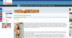 Desktop Screenshot of dietetique.com.fr